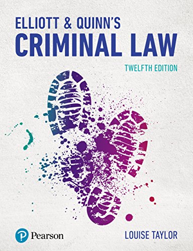 ELLIOTT AND QUINNS CRIMINAL LAW